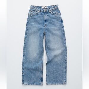 & Other Stories Cropped Wide Leg Jeans